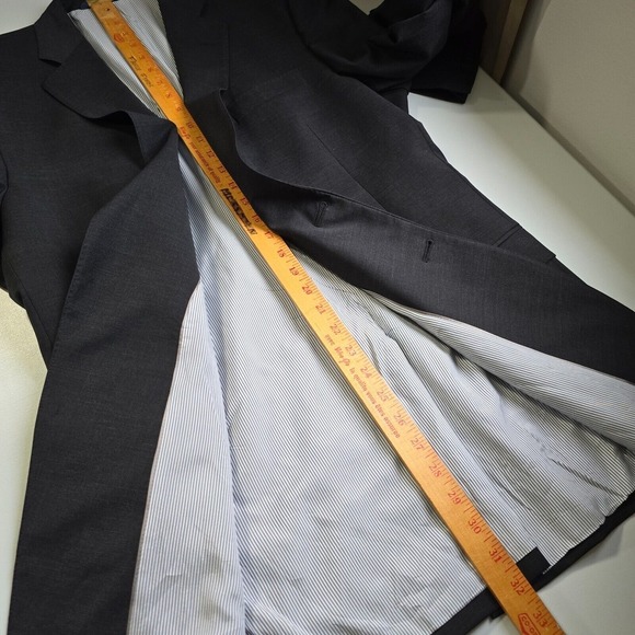 Brooks Brothers Sport Coat Mens 44L Gray Explorer Fitzgerald Fit Business Casual - Picture 14 of 15